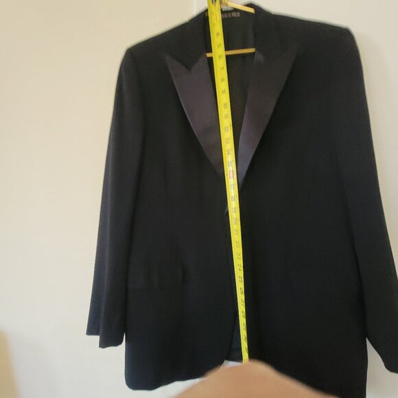 SOLD - BIJAN Men’s Tuxedo 42 US Jacket Black 52 EU Wedding - Picture 7 of 16